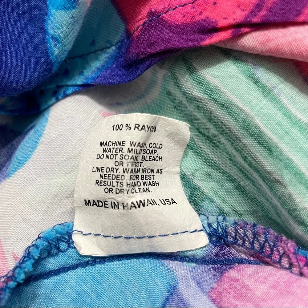 Jams World Barry Bayberry Dress Size L colorful sleeveless floral print - Picture 11 of 11